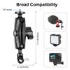 PULUZ PU702B For GoPro Action Camera Motorcycle/Bicycle Mirror Mount Aluminum Alloy Adjustable Bracket