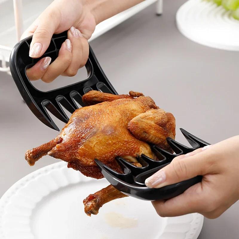 BBQ Accessories Meat Shredder Strong Pulled Pork Puller BBQ Fork Bear Claw Fruit Vegetable Slicer Cutters Cooking Tools
