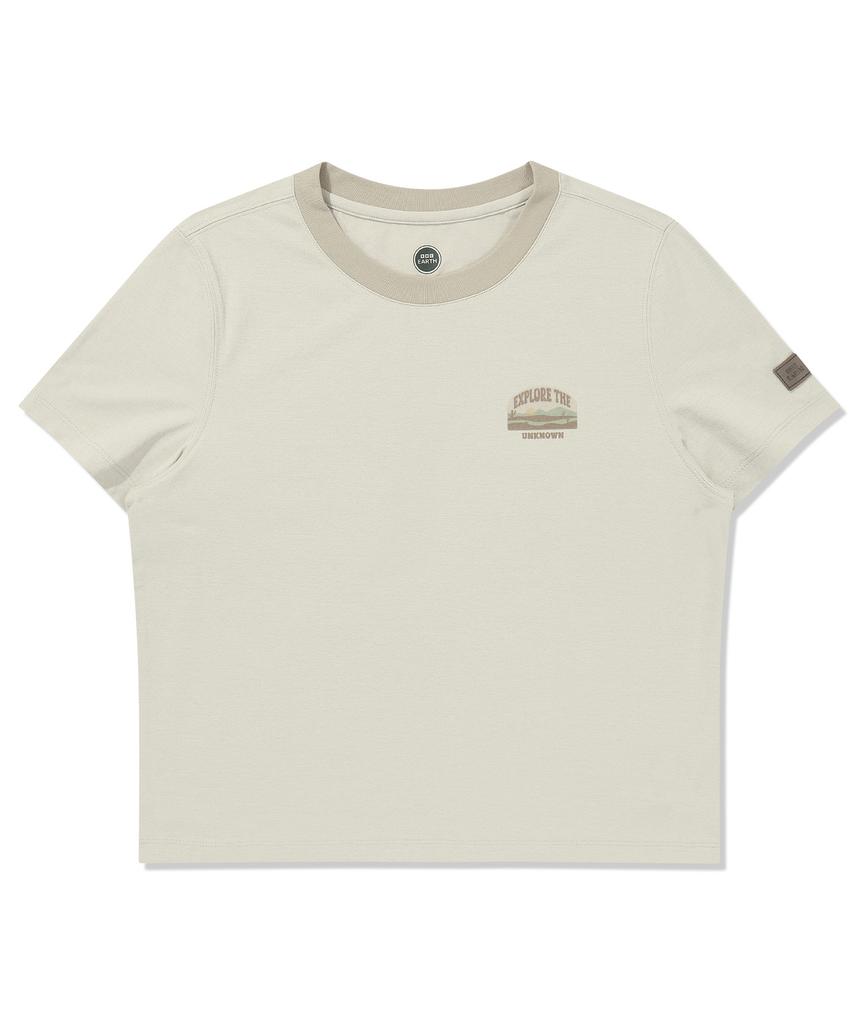 BBC EARTH Women'S Desert Policott T-Shirt Cream