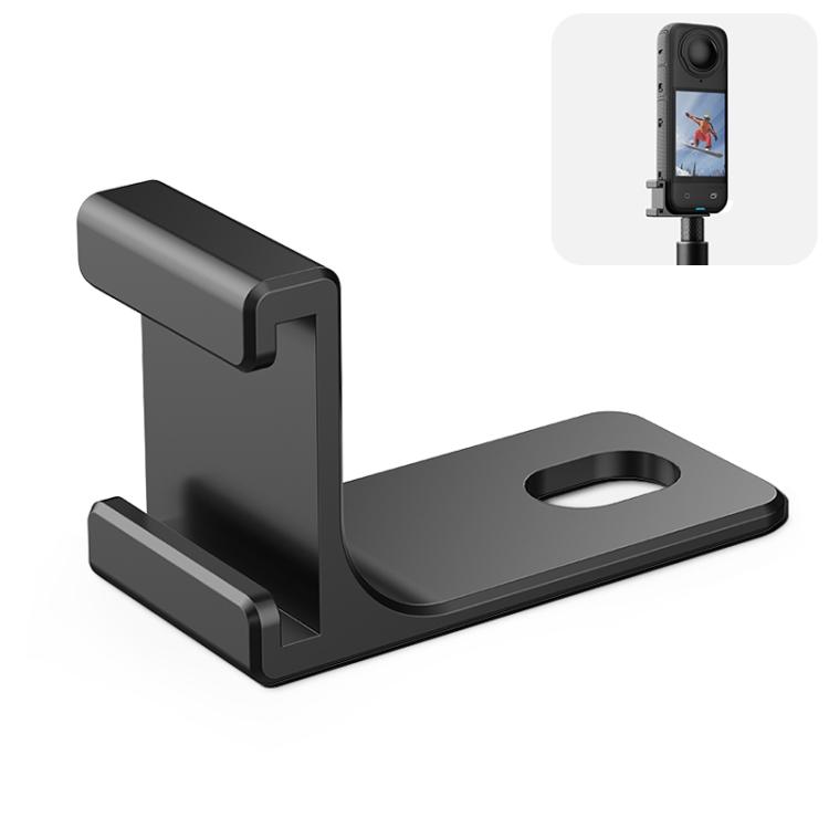 For Insta360 X5 / X4 / X3 / One X2 PULUZ Selfie Stick Cold Shoe Extension Bracket (Black) чёрный