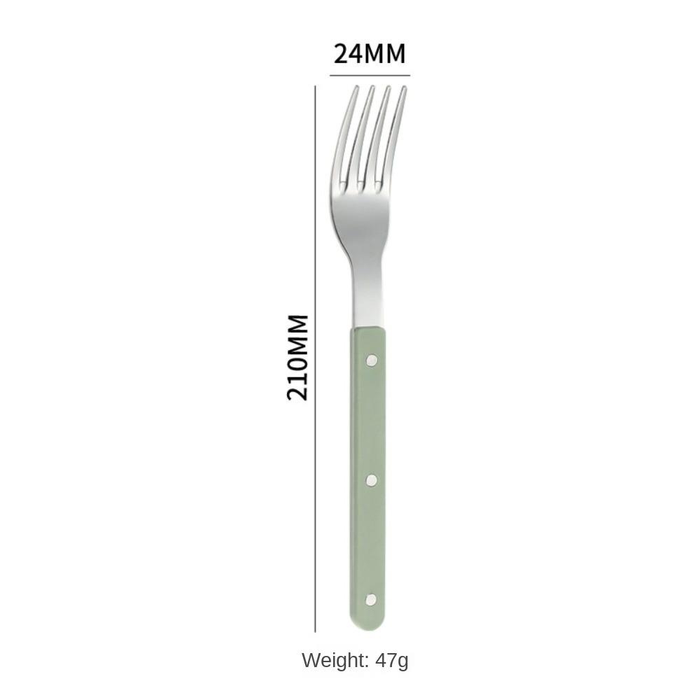 High-quality Dessert Spoon Kitchen Utensils Cutlery Set Portable Dessert Fork