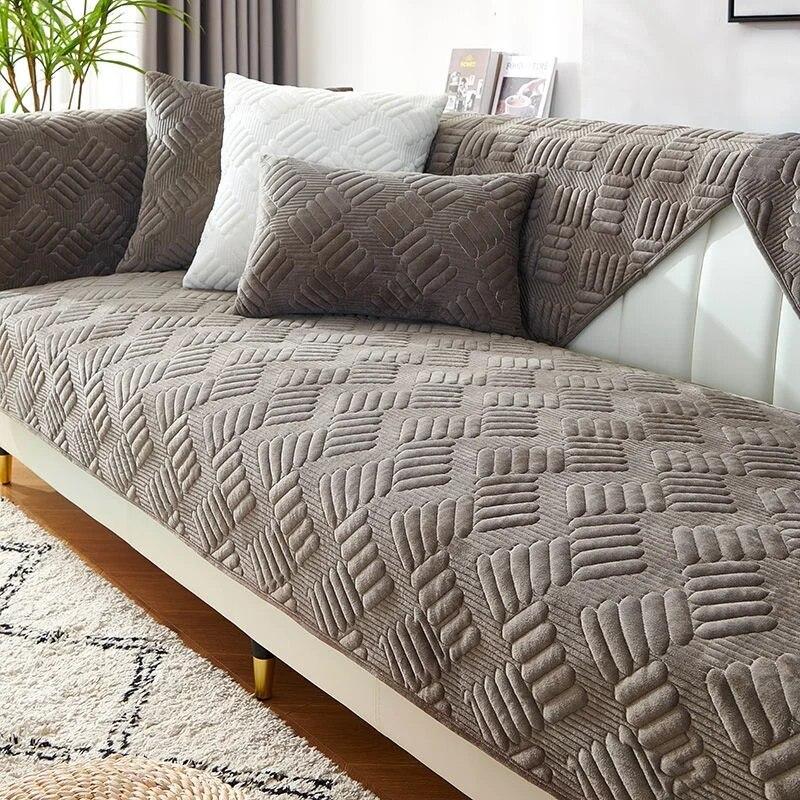 Verdicken Plüsch Sofa Abdeckung Handtuch Universal Non-slip Sofa Matte Winter Warme Sofa Handtuch Couch Schonbezüge für Wohnzimmer Hause decor