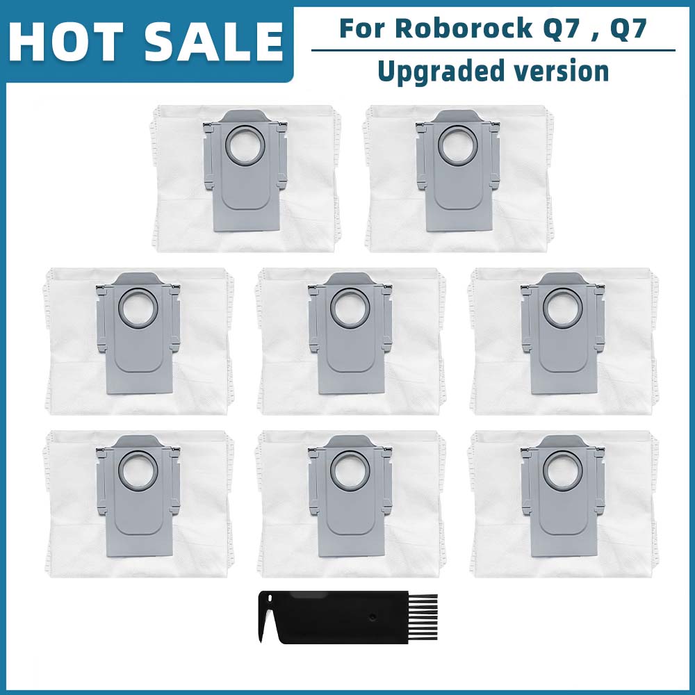 Kompatibel für Roborock Q7 , Q7+ , Q7 Max , Q7 Max+ Plus , T8 Roboterstaubsauger Hauptseitenbürste Filter Mopp Staubbeutel Ersatzteile