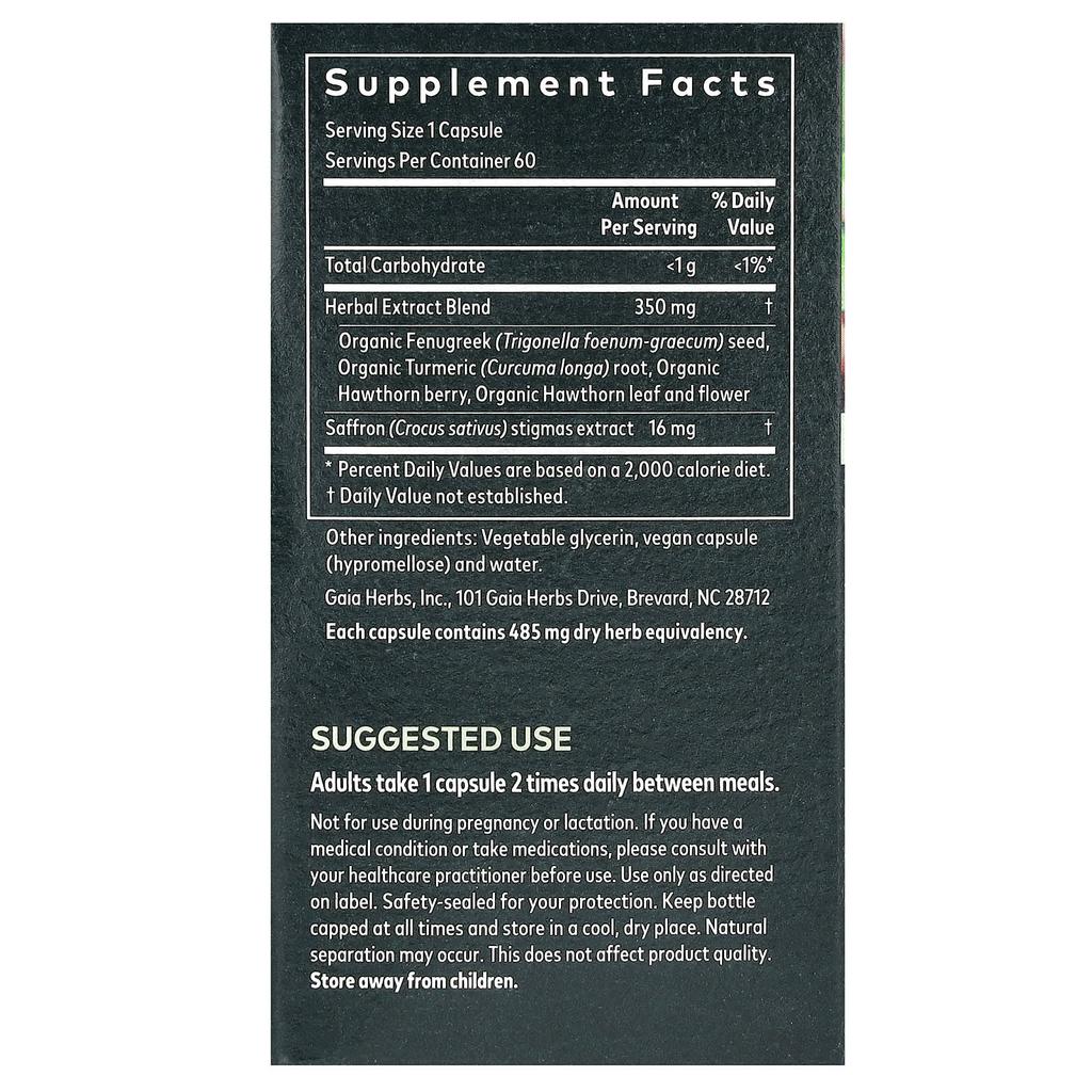 Gaia Herbs, Donne, Serenità del ciclo mestruale, Dolori mestruali, Fito-capsule liquide vegane, 60 compresse