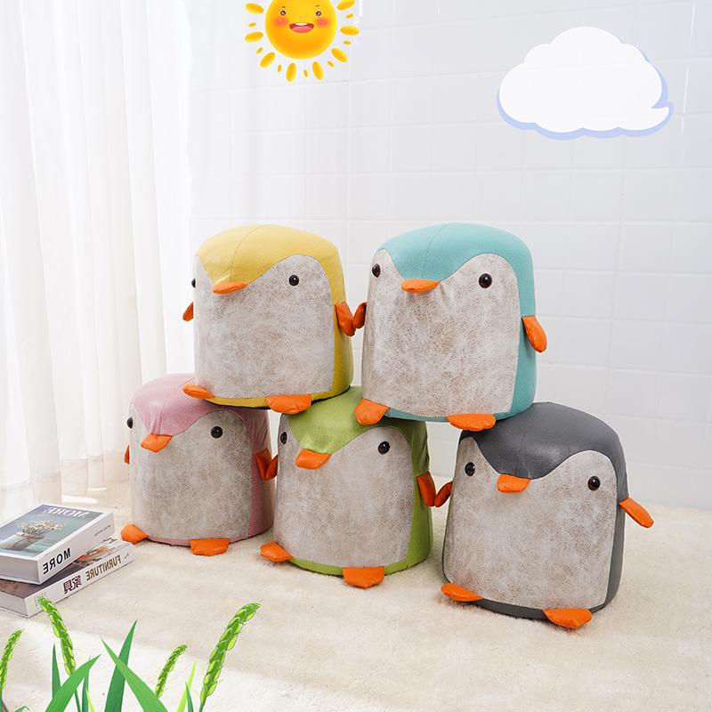 Thousand Bird Grid Bucket Stool, Niski taboret domowy, Okrągły taboret, Prosta sofa do salonu, Stołek kawowy