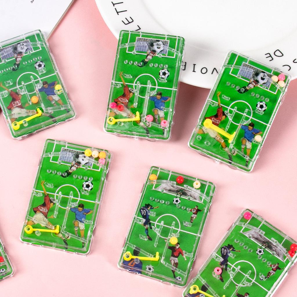 10/20pcs Football Party Favors Soccer Maze Game Boys Soccer Theme Pinball Game Toy Birthday Party Decoration Kids Christmas Gift