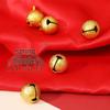 14mm Gold and Copper Beaded Christmas Bell Bracelet Ornament
