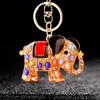 Sale Precious Stones Inlaid Thailand Elephant Car Elegant Charm Pendant Car Holder Bag Charm
