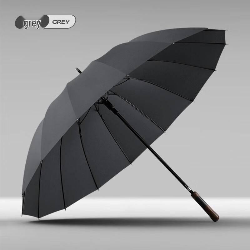 Jiepin Large 16-Rib Straight Handle Umbrella