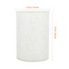 Round Cylinder Beige Desk Lamp Shades Replacement Lampshades Table Lampshade Light Indoor Lamp Cover Large Lampshade For