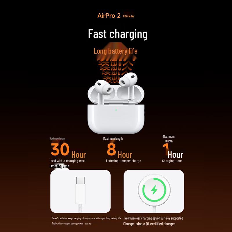 XEXO Pro 2 Wireless Active Noise Cancelling Earbuds for iPhone