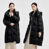 Women's Hooded Long Duck Down Winter Jacket
