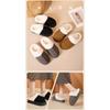 Plush Slippers with Thick Soles and Anti Slip Plush Slippers for Winter, Warm Home Cotton Slippers for Women To Wear Outside