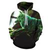 2023 New Goth Men Hoodie 3D Wolf Printed Hoodies Pullovers Casual Women Black Hoodiy Sweatshirts Spring Autumn Cool Tops Coat