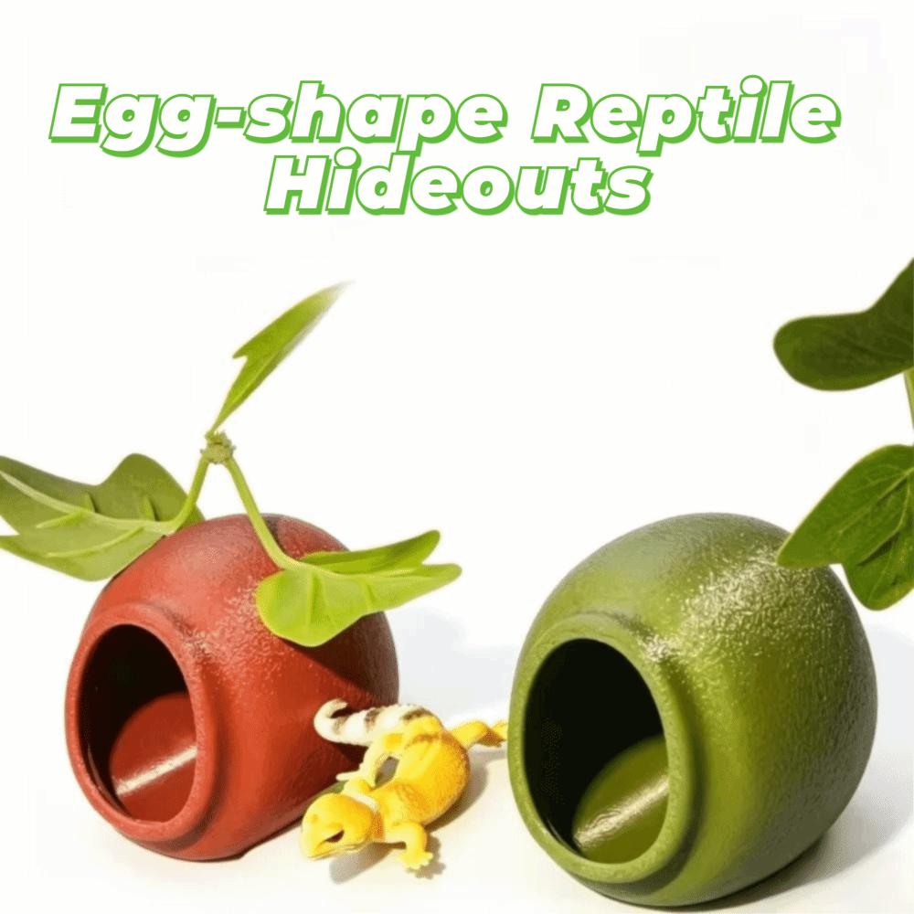 Wall Mounted Reptile Hideouts Suction Cup Climbing Habitat Terrarium Decoration Vivarium Décor