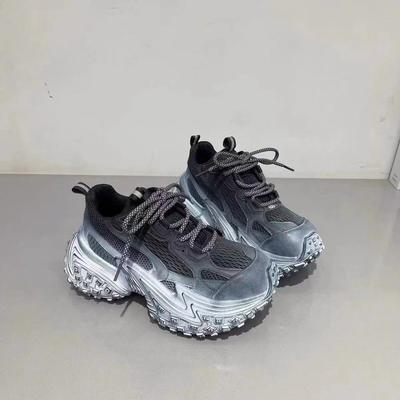 Internet Celebrity Mesh Dad Shoes Children 2024 Summer New Popular Thick-soled Dirty Sports Shoes Women's Niche Design Sense