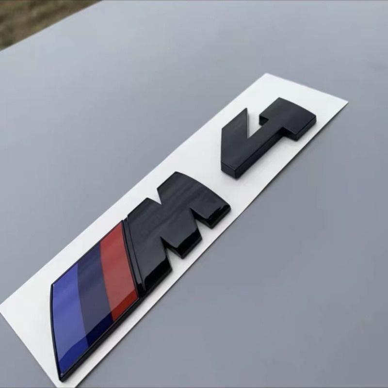 BBKI7 3D Emblem Car Fender Side Rear Trunk Badge M Logo Sticker Number Decal For BMW M1 M2 M3 M4 M5 M6 M7 Performance Auto Accessories