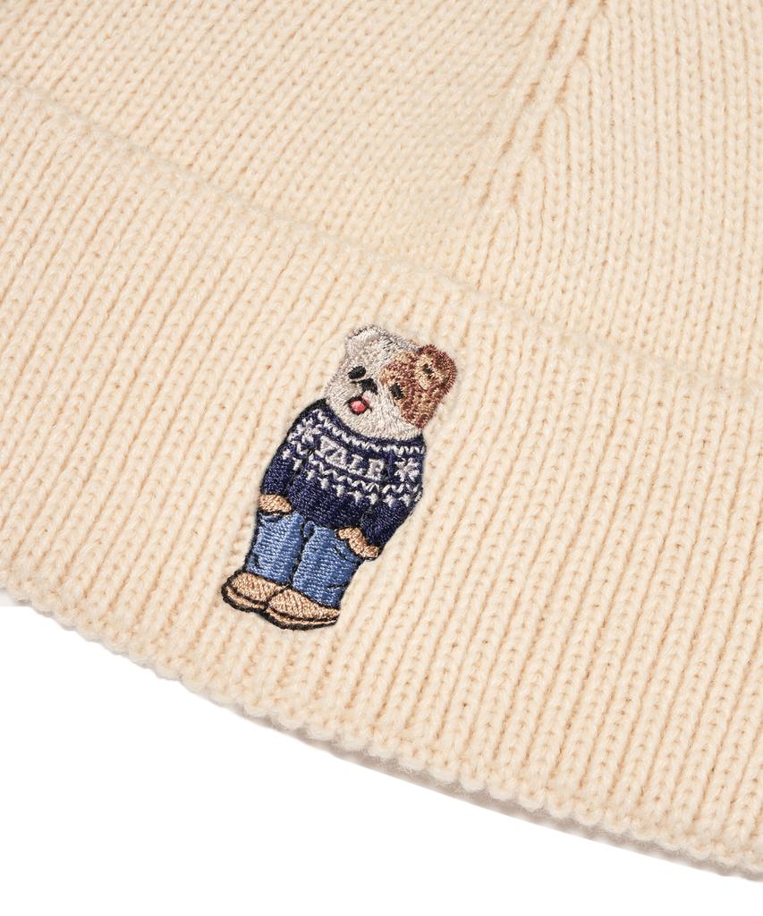YALE Nordic Dan Cozy Beanie_Ivory