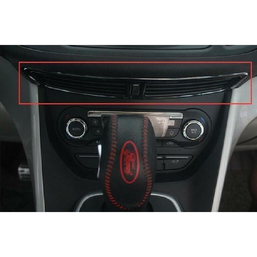 Central Console Lower Air Outlet Vent Black Steel For Ford Escape Kuga 2013-2016