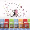 The New Butterfly Beautiful Faery Bedroom Waterproof Sitting Room Background Wall Stickers Can Be Removed