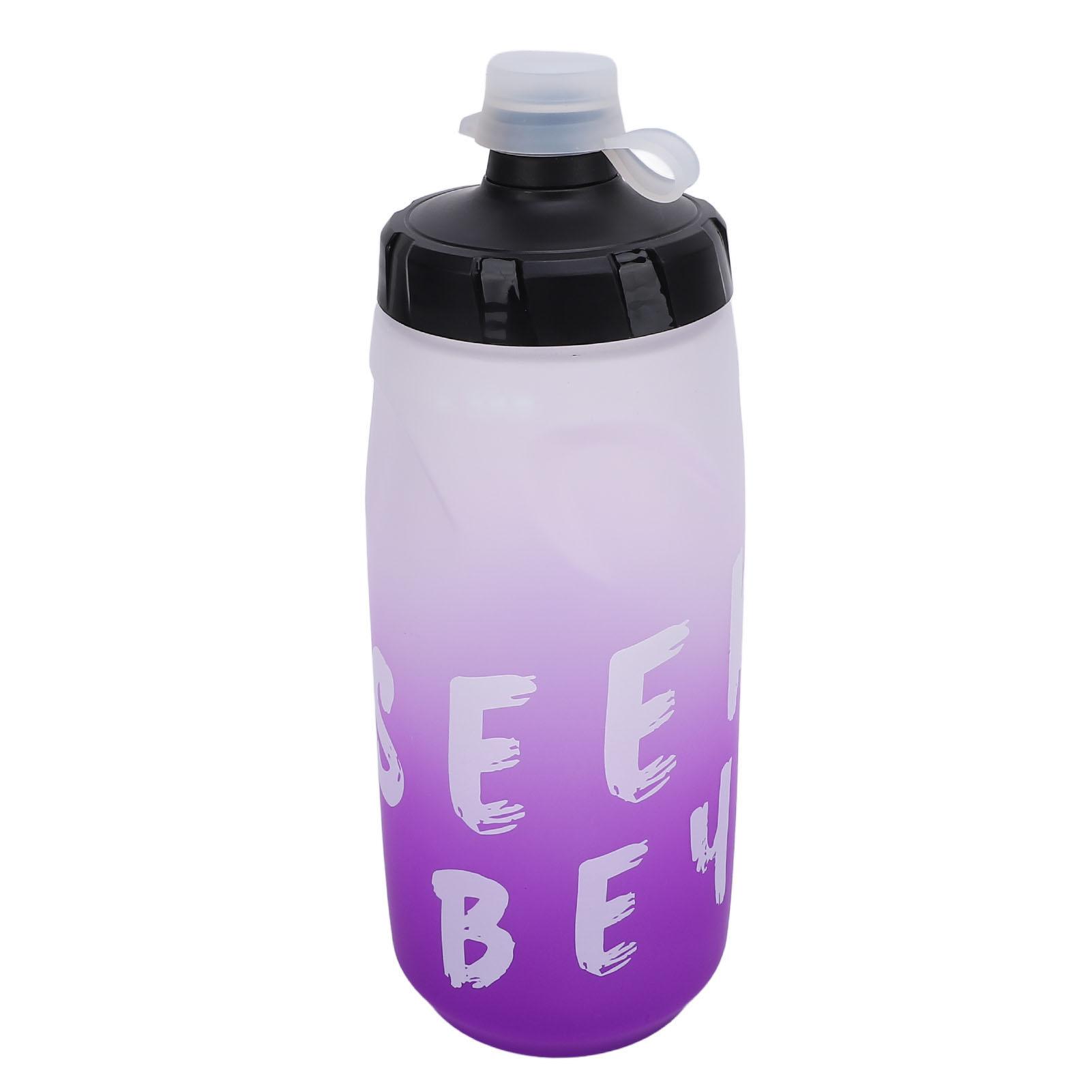 

Велосипедная бутылка для воды 650 мл PP5 TPE Непротекаемая бутылка для воды с силиконовой пылезащитной крышкой для