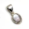 [goodvibrations] Fluorite Oval Pendant for Women, Sterling Silver 925, Good Vibrations