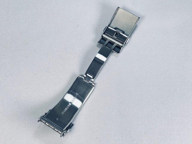 SEIKO Prospex 18mm for and other for via D-Buckle (D1K6AM-BK00) SBDX001/ 8L35-0010 models, D1K6AM. (Ships Nekoposu)