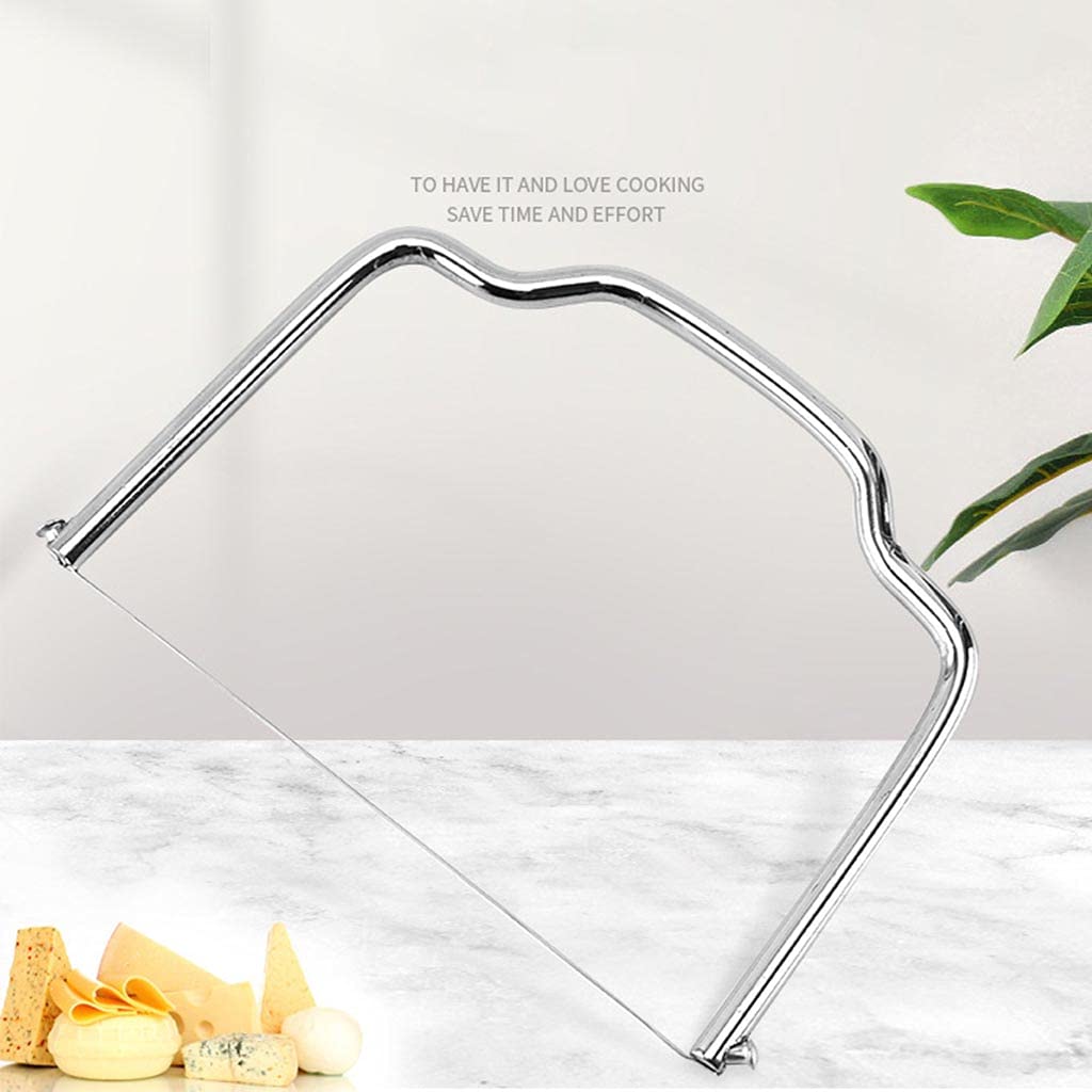 Multipurpose Handheld Cheese Wire Stainless Steel Foie Gras Wire Butter Cheese Slicer Slicer, Cutter, Cutter,