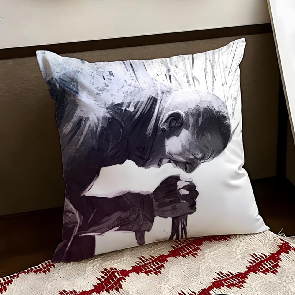 CChester BBennington Cushion Cover Reversible Soft Durable Pillow Cover Home  Car MultiScene Use for Daily Comfort