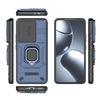 For Xiaomi 14T Pro Case PC+TPU Kickstand Phone Protector with Lens Cover