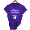 We Didn T Practice Social Distancing Baby On The Way Women Funny Graphic T Shirts Harajuku
