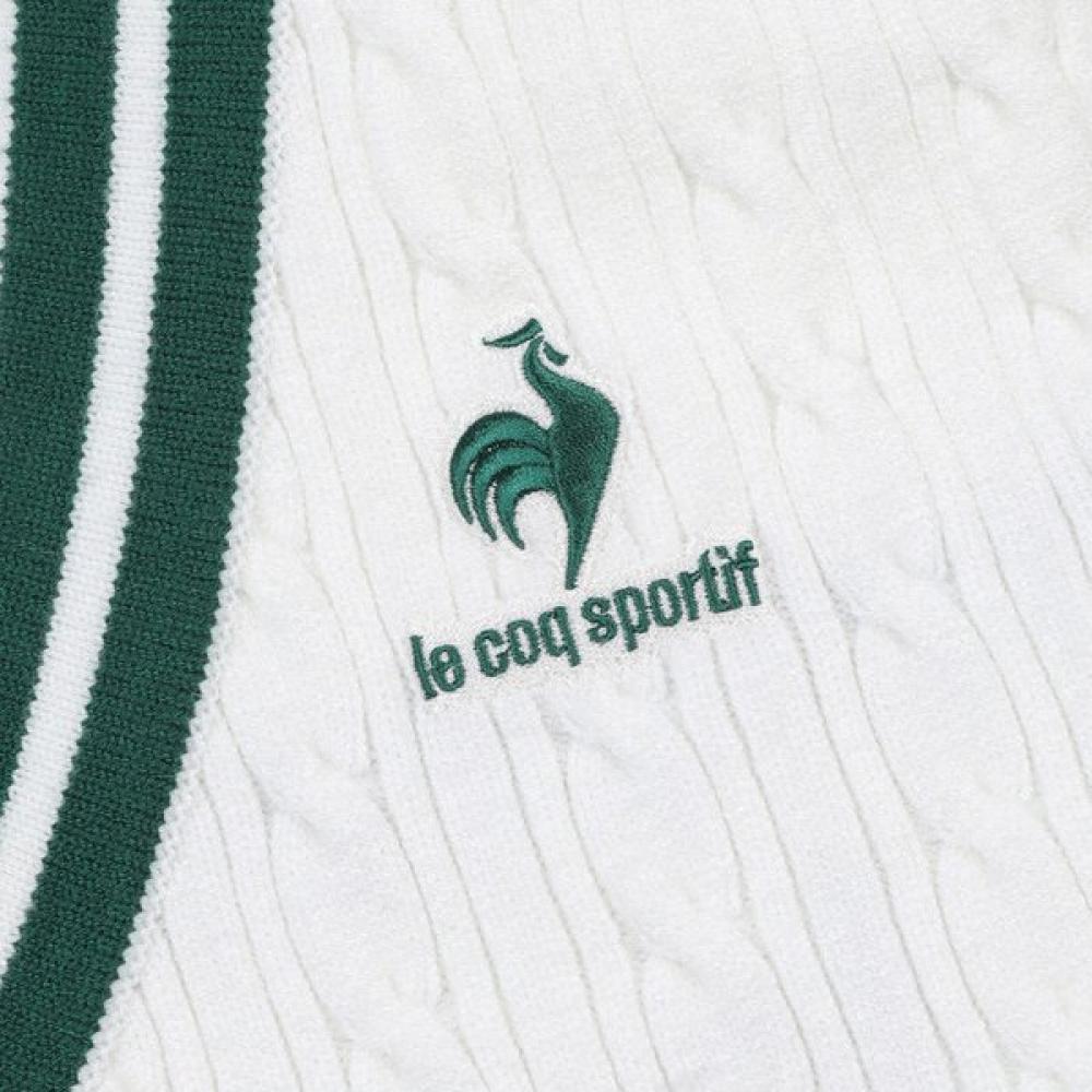 Le Coq Sportif 70  Off cabLe Sweater Vest Unisex Qp123tst12