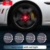 For Audi  A84Pcs 60mm 61mm 69mm LED Wheel Center Hub Cap Light Floating Illuminated Cover for Audi A3 A4 A5 A6 Q3 Q5 Q7 etc