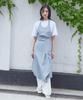Piiipi Origami Apron Two-Way Halterneck Dress_Blue