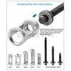 Cylinder Head Service Set Tool Kit Valve Spring Compressor Removal Installer Replacement Valve Oil Seal Tool