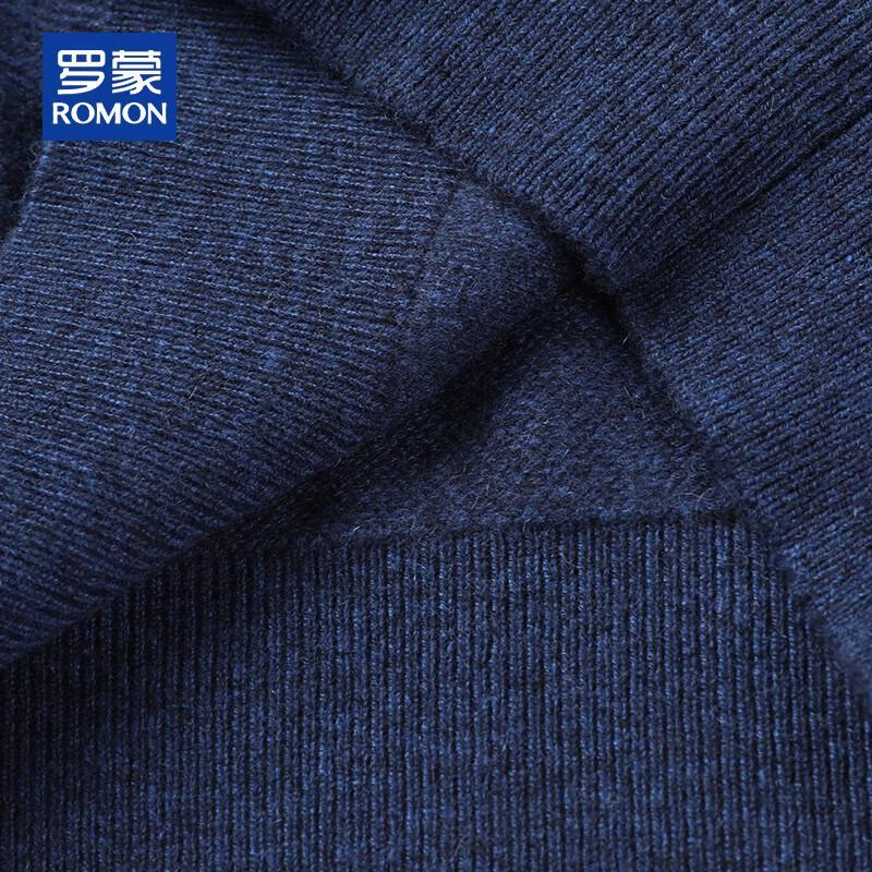 ROMON Men's 100% Cashmere Half-Turtleneck Sweater