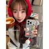 Autumn and winter cute three-dimensional Christmas tree snowman for apple 17promax mobile phone case iphone16pro new 1