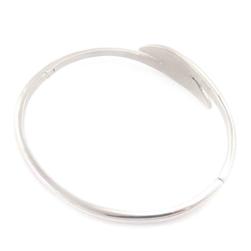 Les Trésors De Lily [J7206] - Bracelet Acier 'Chorégraphie' argenté - 62 mm 14 mm