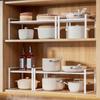 Adjustable Carbon Steel Kitchen Storage Rack