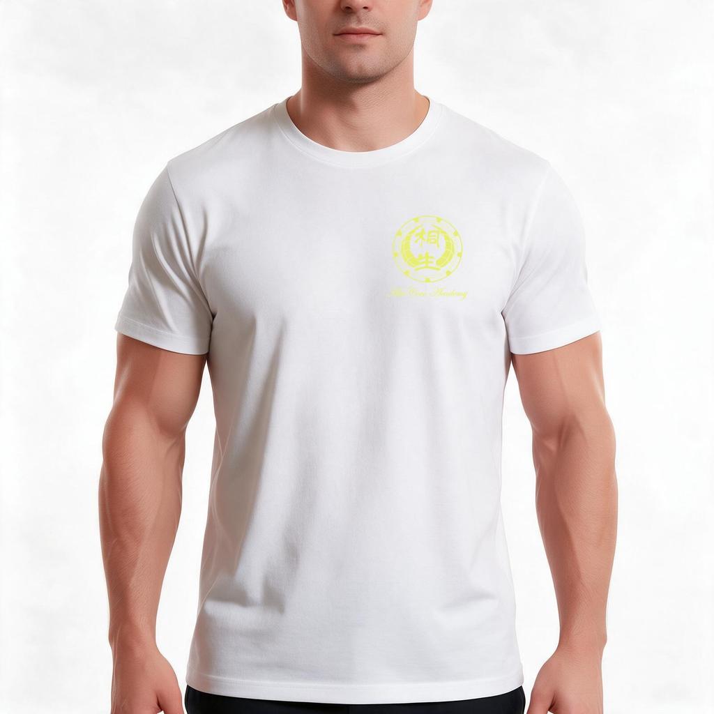 Asacoco Academy Logo Tshirt Summer Casual Cotton Tee Oversized Streetwear Tops Vintage Graphic Print Loose Fit Short Sleeve