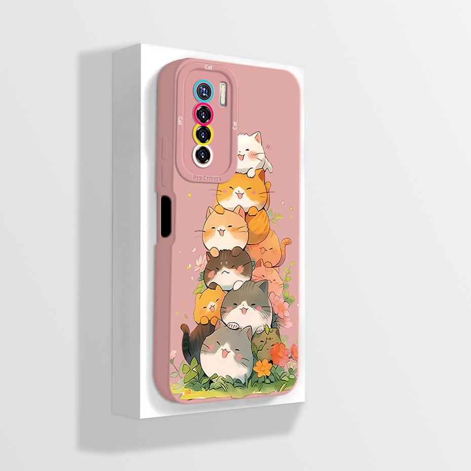 For Tecno Camon 17 Pro Phone Case Aesthetic Full Protection Liquid Silicone Funda for Tecno Camon 17P 17Pro Camon17 Back Cover