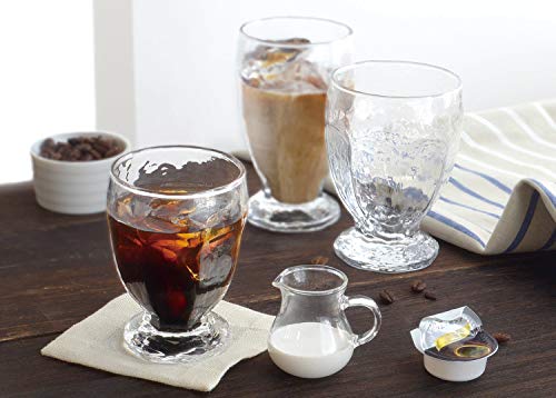 Toyo Sasaki Glass Syrup Pitcher with Handle, 80ml, Set of 6, Glass Creamer/Milk Pitcher, TS44029