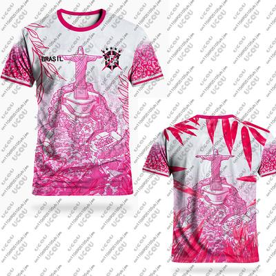 Vêtements Hommes Enfants Garçon Séchage Rapide Entraînement Respirant T-shirt Tee Sports Biarritz Haut Cadeau Maillot de Football Brésilien Football