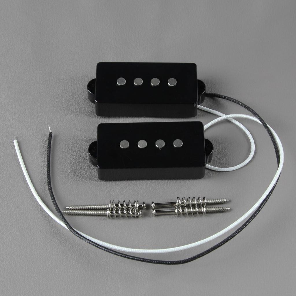 FLEOR Alnico 5 P Bass Pickup Humbucker Pickup for P Bass Replacement 4-String