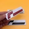Metal R Logo Racing Line Emblem Car Body Tail Trunk Sticker Accessories For V-//W Golf Passat Polo MK4 MK5 MK6 MK7 MK8