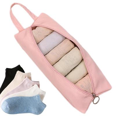 Portable Toiletry & Cosmetic Bag Underwear Travel Organizer Clothes Organizer Pouch Pack Cube for Bra Socks Lingerie Storage Bag