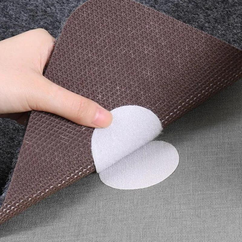 5Pairs Anti-Slip Sticker Self-adhesive for Carpet Blanket Keep Sofa Bed Sheets Tidiness Fixed Stickers Home Antiskid Mat Pads