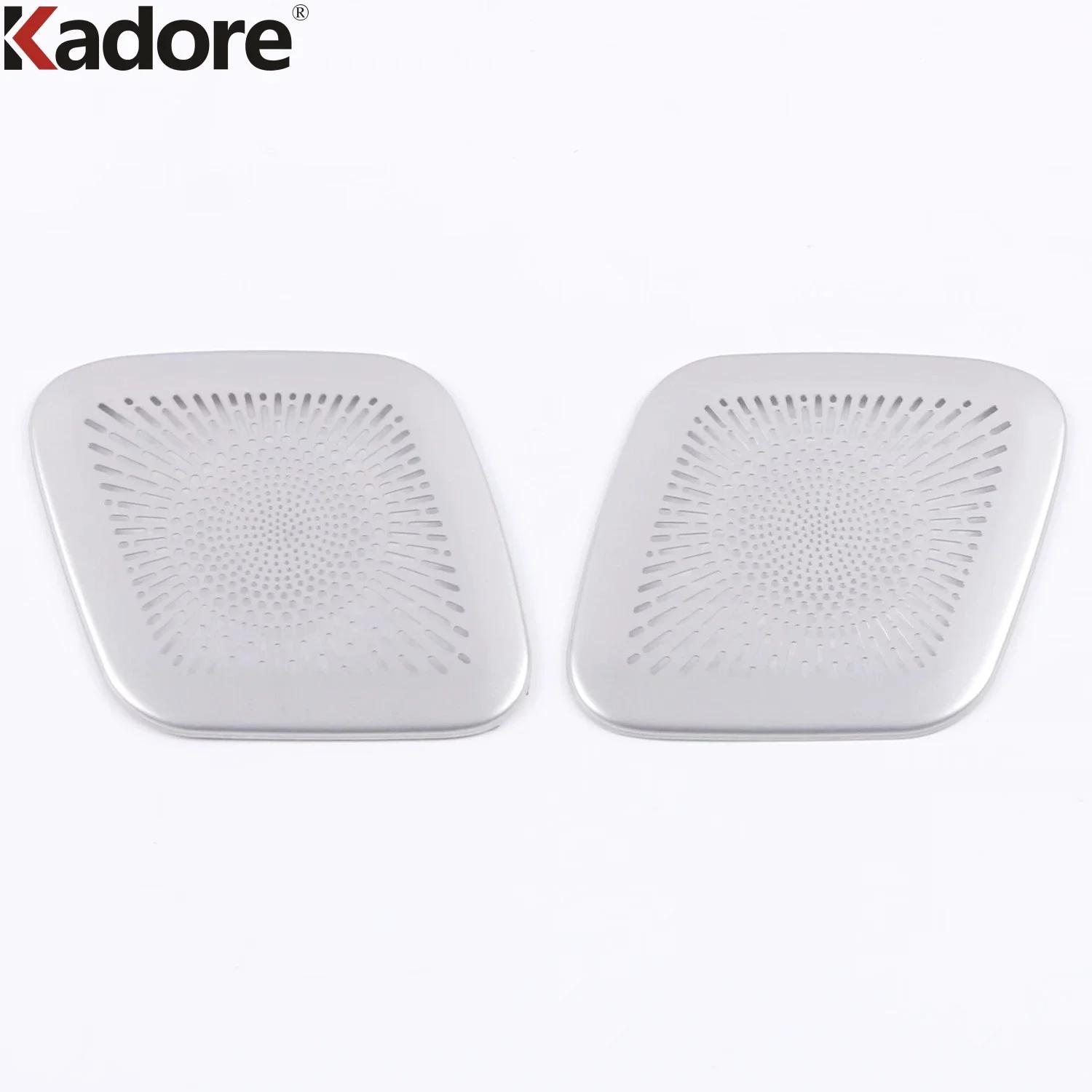 

For Honda Civic Sedan 2024 Carbon Fiber Car Rear Door Audio Speaker Cover Trim Loudspeaker Frame Interior Accessories Stainless Steel 2
