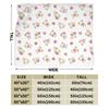 Rilakkuma Korilakkuma Cute Bear Flannel Blankets Kiiroitori Cartoon Funny Throw Blanket for Home 125*100cm Lightweight