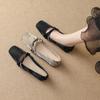 Fashion Women Mary Jane Shoes Flat Soft Comfortable Fairy Style with Dress Casual Walking Shoes
